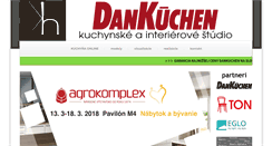 Desktop Screenshot of kuchyne-dankuchen.sk